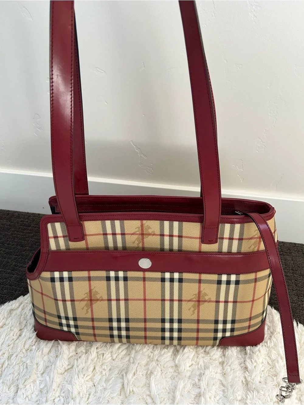 Rare Burberry of London Haymarket Pet Carrier Tote - Picture 4 of 16